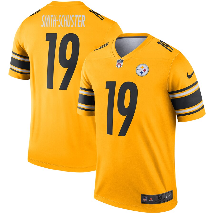 Men Pittsburgh Steelers #19 Smith-Schuster White Nike Limited NFL Jerseys->pittsburgh steelers->NFL Jersey